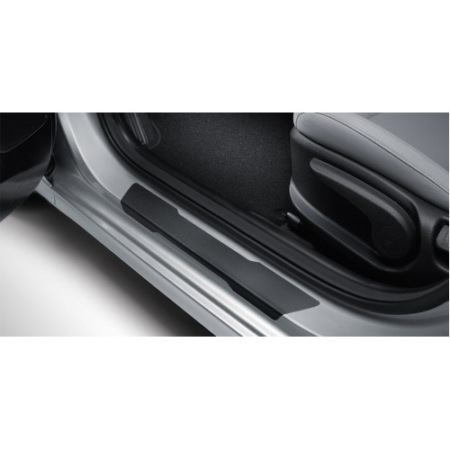 Door sill protection foils, black