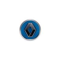 Renault Pacific blue centre cap with chrome surround 