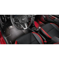 LED footwell illumination, red, first row