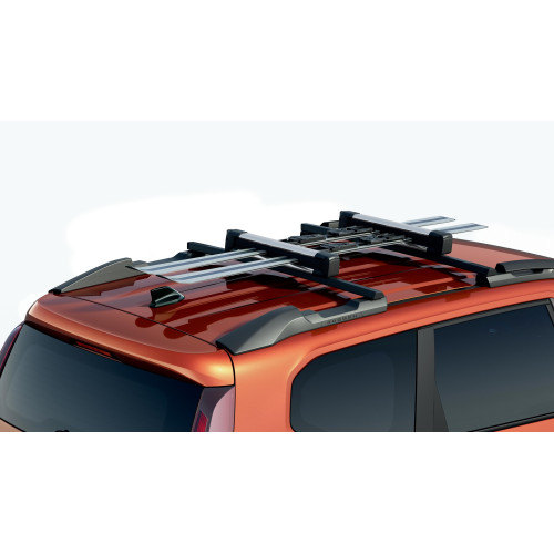 Roof bars adapter for ski or bicycle rack - steel