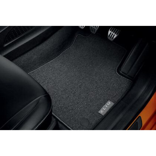 Comfort textile floor mats for front seats