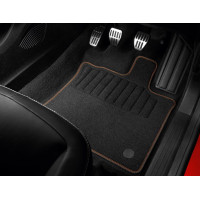 Premium textile floor mat - Orange custom pack 