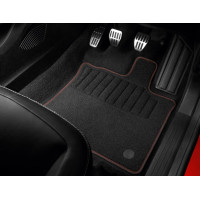 Premium textile floor mat - Red custom pack 