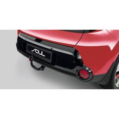 Tow bar, horizontal detachable