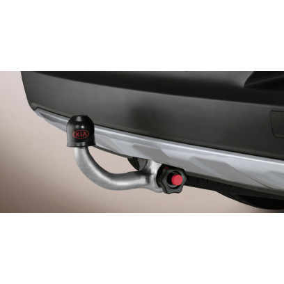 Tow bar, vertical detachable