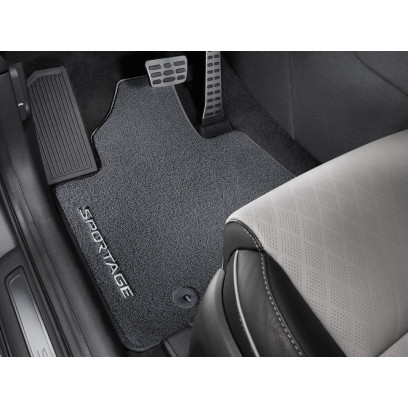 Textile floor mats, velour, RHD