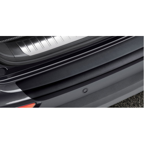 Rear bumper protection foil, black