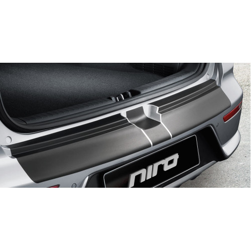 Rear bumper protection foil, black