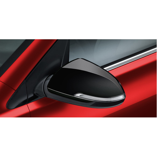 Door mirror caps, piano black