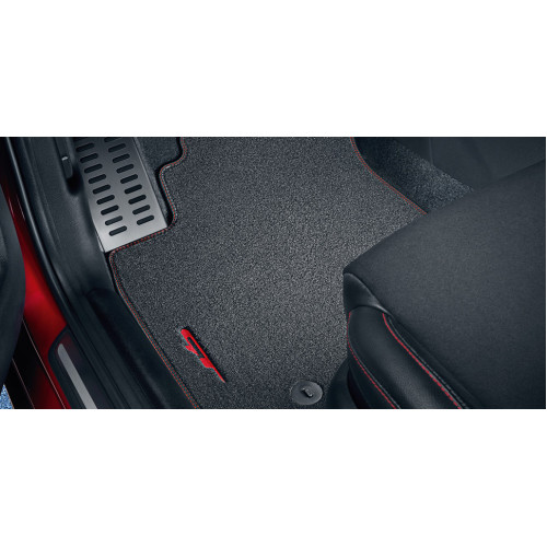 Textile floor mats, velour, GT, RHD