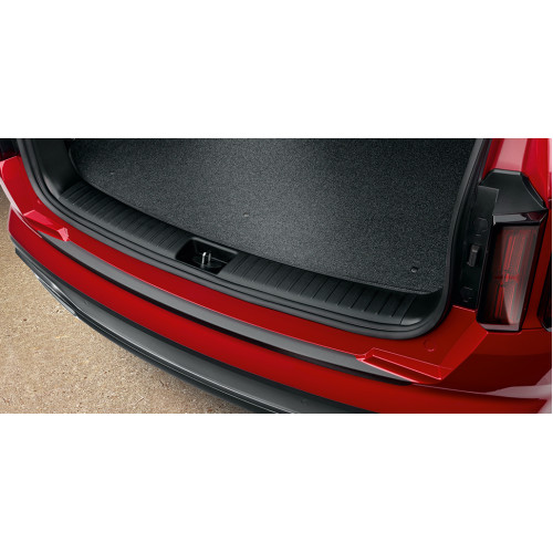 Rear bumper protection foil, black